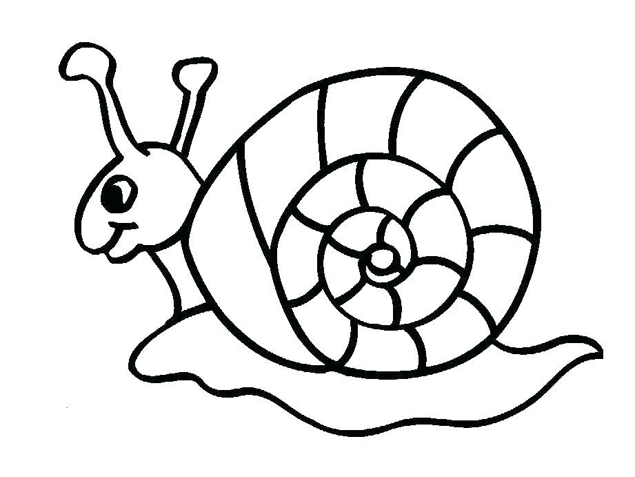 Bé tập vẽ con Ốc sên theo mẫu | draw a snail - YouTube