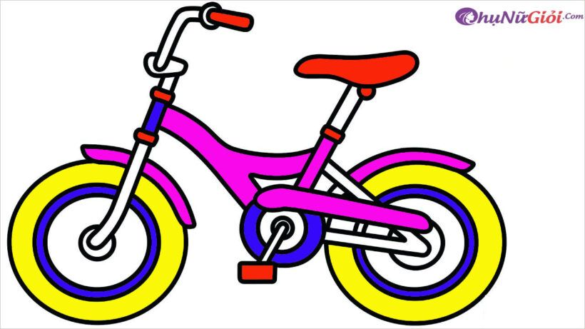 Tranh tô màu xe đạp cho bé - Bộ sưu tập mẫu tranh tô màu bé đi xe đạp đẹp  nhất cho các bé - Tranh tô màu - DIỄN ĐÀN TÀI