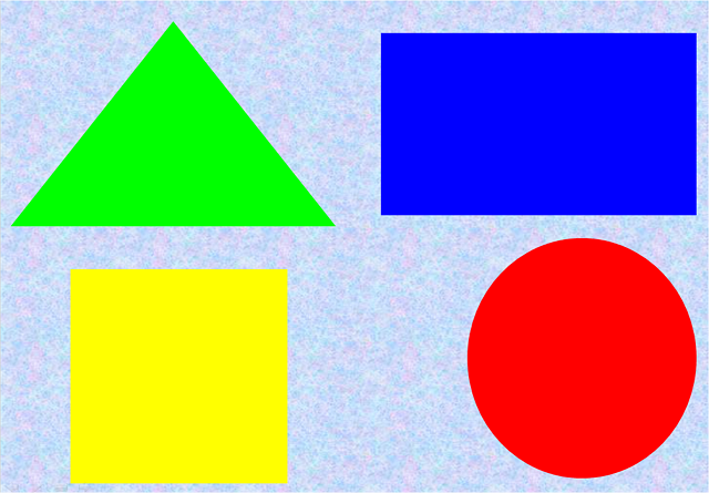 So sánh diện tích và chu vi của hình tròn và hình tam giác