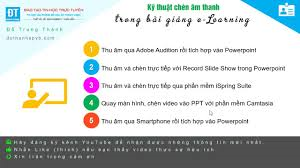 Làm thế nào để ghi âm vào Ispring Suite 9?
