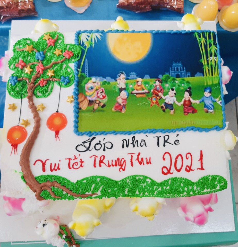 Set cắm giấy trang trí bánh kem trung thu Tết trung thu Topper cake   Shopee Việt Nam