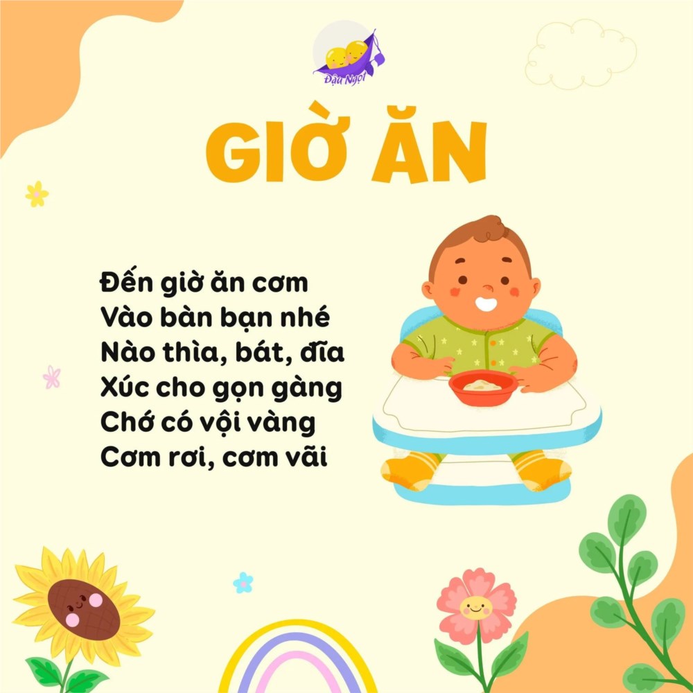 Bài thơ: Giờ ăn